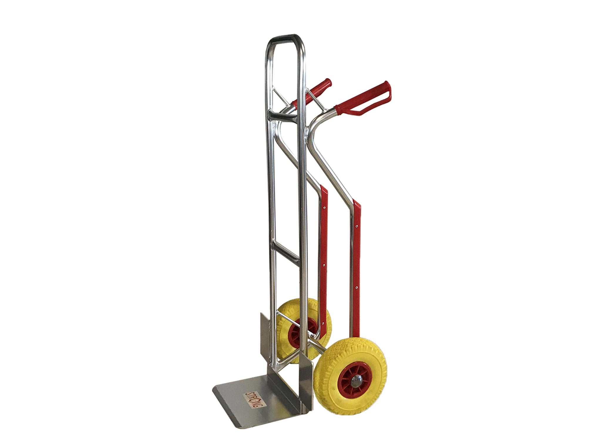 Carrelli a Mano 2 ruote PNEUMATICHE/ANTIFORATURA(Foam) | Telaio in alluminio 25×1,2 mm | MOD. 101AL | Carrello da trasporto portapacchi portata 150/180 Kg Carrelli a Mano 2 ruote PNEUMATICHE/ANTIFORATURA(Foam) | Telaio in alluminio 25×1,2 mm | MOD. 101AL | Carrello da trasporto portapacchi portata 150/180 Kg